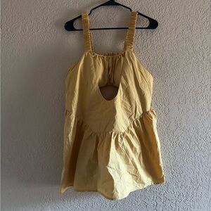 Yellow Athletic Dress